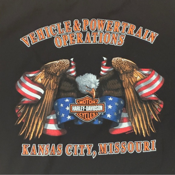 Harley Davidson Vehicle & Powertrain Operations Kansas City Missouri Size XL - Picture 4 of 6